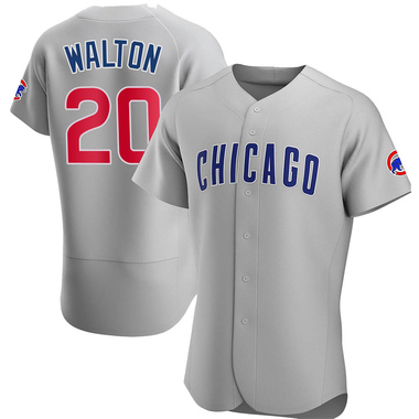 Jerome Walton Signed Cubs Majestic White Pinstripe Replica Jersey